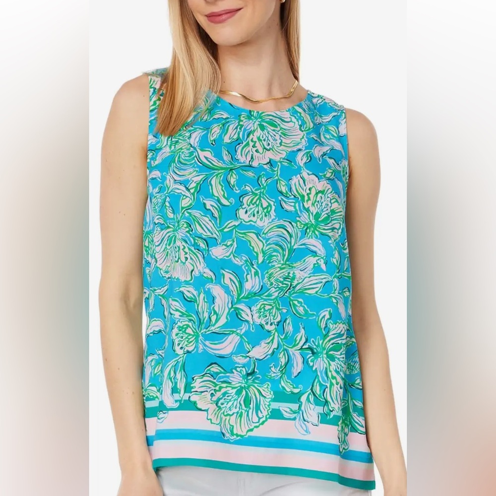 Lilly Pulitzer Iona Sleeveless Top; size medium